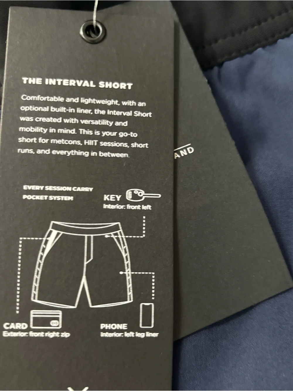 Ten Thousand 9” Interval Short Men’s Size XL Blue New Lined